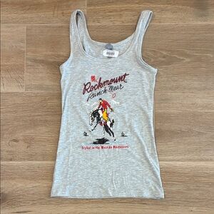 Gray Rockmount Ranch Wear Tank Top Gray Small NWT